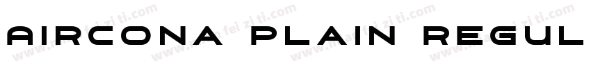 Aircona Plain Regular字体转换